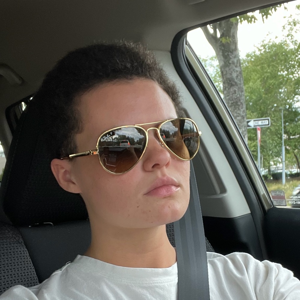 Gold Ray-Ban Aviator Max Sunglasses